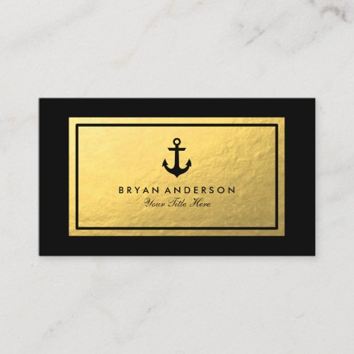 Nautical Anchor Business Card