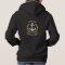 Nautical Anchor Captain Boat Name Gold Laurel Zip