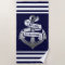 Nautical Anchor Captain Name | Navy White Stripe