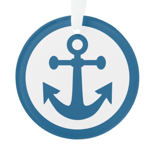 Nautical Anchor custom ornament