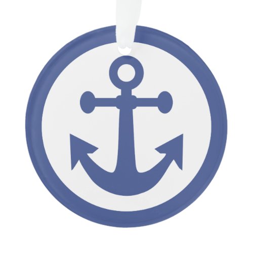 Nautical Anchor custom ornament