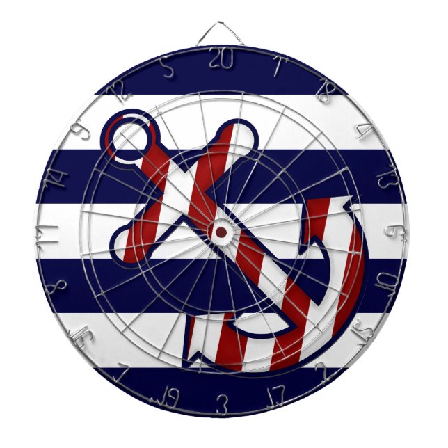 Nautical Anchor Dart Board (Front)