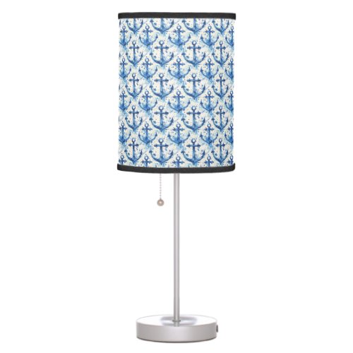 Nautical Anchor Design Table Lamp Beach House