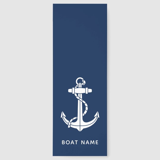 Nautical Anchor Family Cruise Custom Swag Bookmarks (Front)