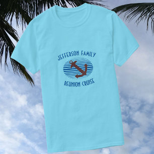 Nautical anchor family reunion cruise T-Shirt