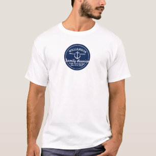 Nautical Anchor Family Reunion Trip Cruise Beach T-Shirt