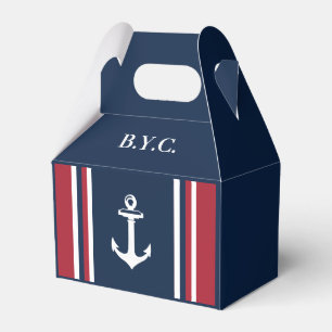 Nautical Anchor Favor Box