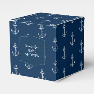 Nautical anchor favor boxes
