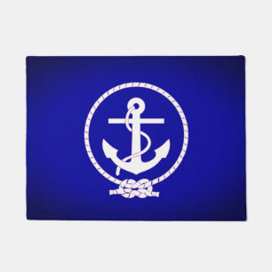 Nautical Anchor Flag Doormat