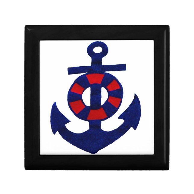 Nautical Anchor Gift Box (Front)