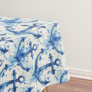 Nautical Anchor Home Decor Tablecloth