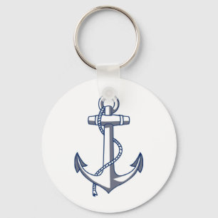 Nautical Anchor Keychain