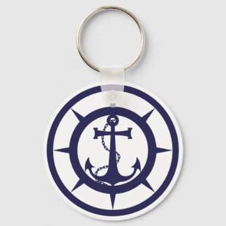 Nautical Anchor Keychain