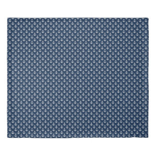Nautical Anchor King Duvet Cover
