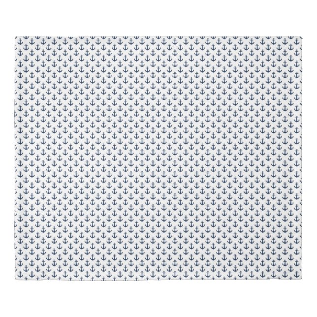 Nautical Anchor King Duvet Cover (Front)