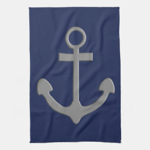 Nautical Anchor Kitchen Towel
