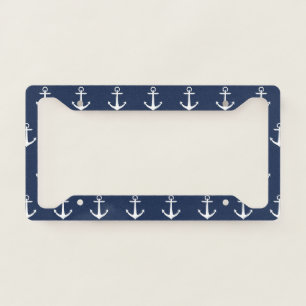 Nautical Anchor Licence Plate Frame