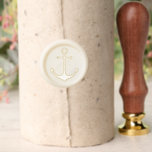 Nautical anchor minimalist simple elegant wedding wax seal stamp<br><div class="desc">Nautical anchor minimalist simple elegant chic wedding Wax Seal Stamp.
Available in many colors and sizes.

Check the rest of the collection for additional matching and coordinating items and party supplies and decorations.</div>