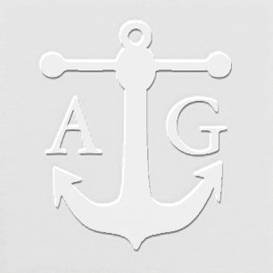 Nautical Anchor Monogram Embosser