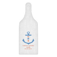 Nautical Anchor Monogrammed Paddle