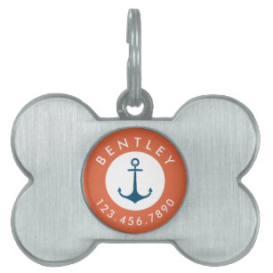 Nautical sale dog tags