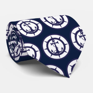 Nautical Anchor Neck Tie