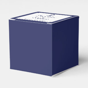 Nautical Anchor on Navy Wedding Favor Boxes