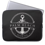 Nautical Anchor Palm Beach Florida 1959 Laptop Sleeve