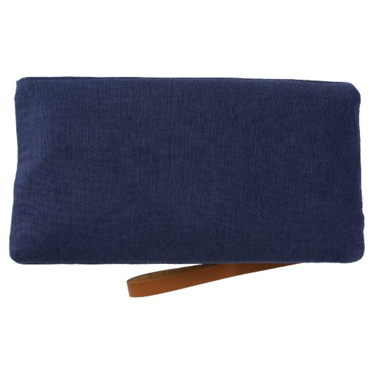 Nautical Anchor Pattern Monogram Clutch (Back)