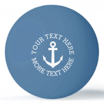 Nautical anchor ping pong balls for table tennis Nautical anchor ping pong balls for table tennis