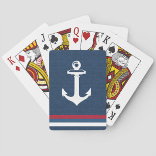 Nautical Anchor Playing Cards