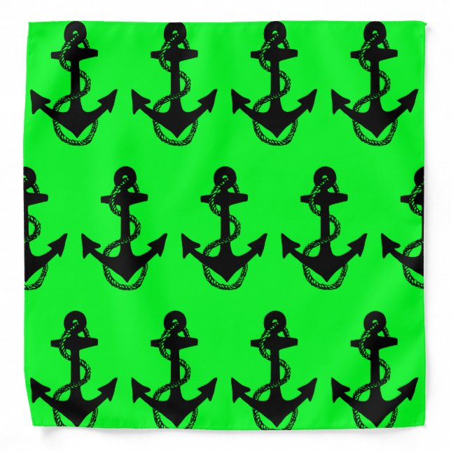 nautical ANCHOR + ROPE | Bandana (Front)