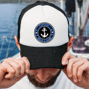 Boating Gifts for Men Funny Boat Accessories I'm Captain Tumbler Captain  Hat Boating Baseball Cap Nautical Cups Stainless Steel Coffee Mug Summer