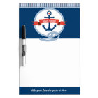 Nautical Anchor Rope Ribbon Stripes Red White Blue