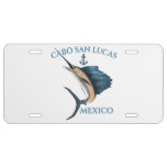 Nautical Anchor Sailfish Cabo San Lucas License Plate