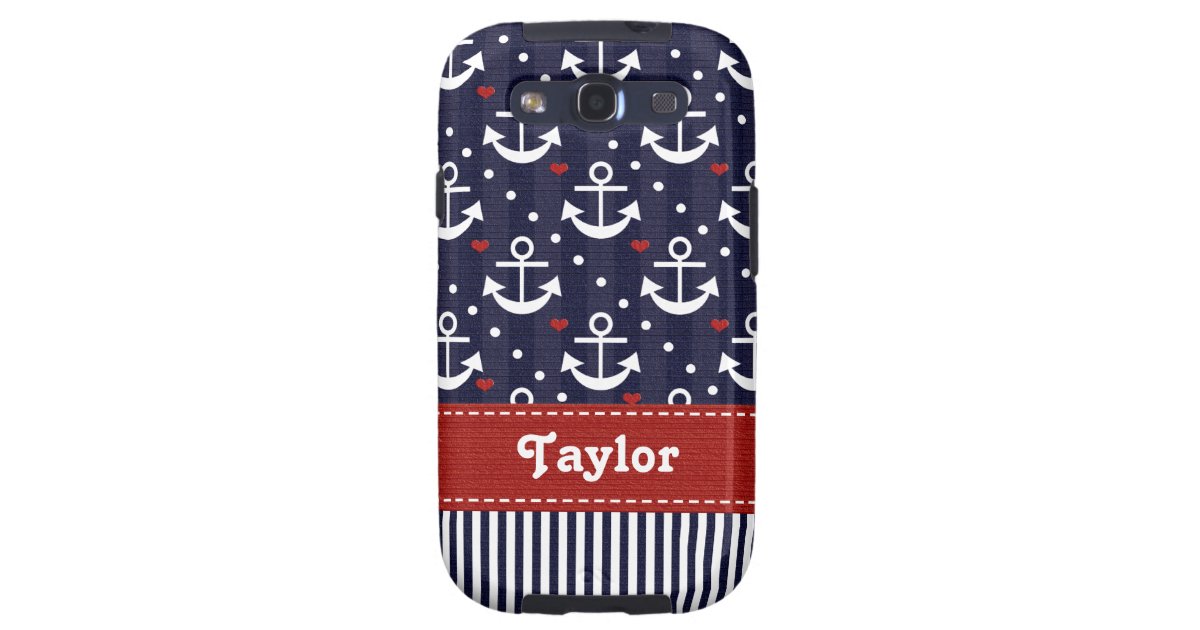 Nautical Anchor Samsung Galaxy S3 Case