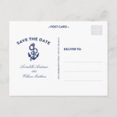 NAUTICAL ANCHOR | SAVE THE DATE POST CARD (Back)