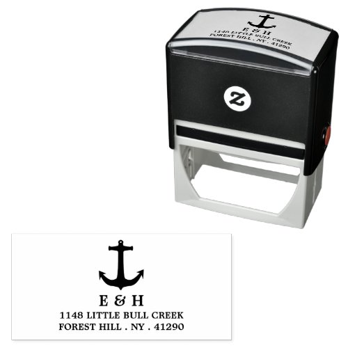 Nautical Anchor Self_inking Stamp