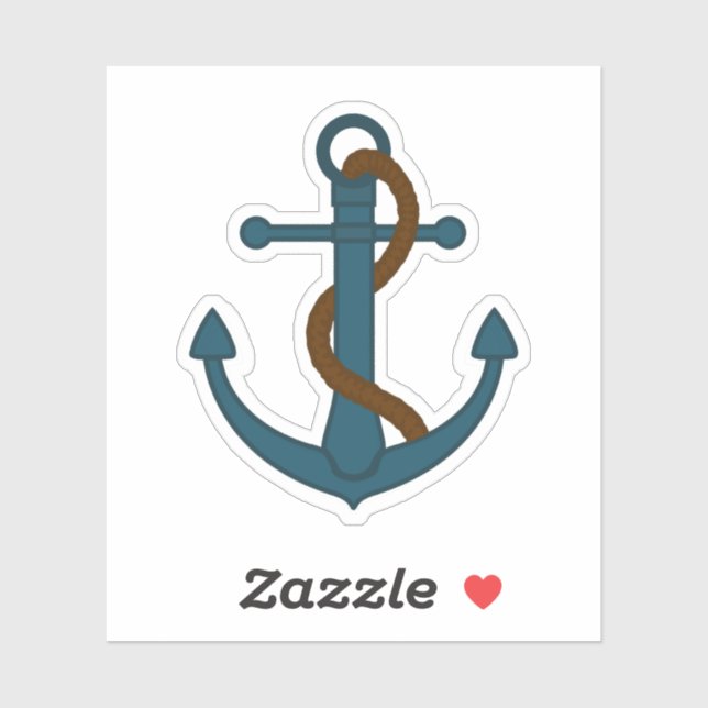 Nautical Anchor Sticker (Sheet)