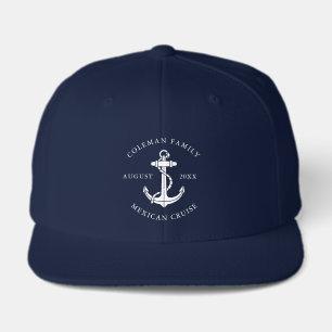 Nautical Anchor Summer Cruise Custom Visor