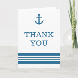 Nautical Anchor Thank You Card