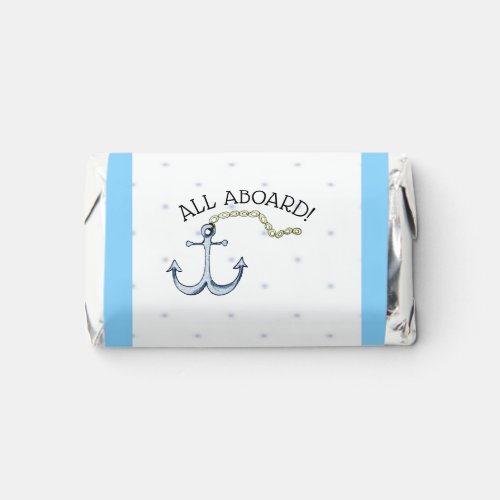 Nautical Anchor Tug Boat Baby Shower Birthday  Hersheys Miniatures