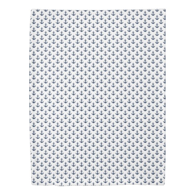 Nautical Anchor Twin Duvet Cover (Front)