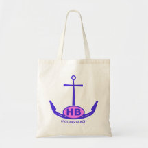 Nautical Anchor Two Letter Oval Blue Pink Beach