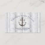 Nautical Anchor W/rope Business Card at Zazzle