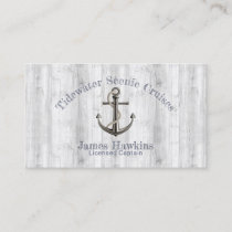 Nautical Anchor w/Rope Business Card