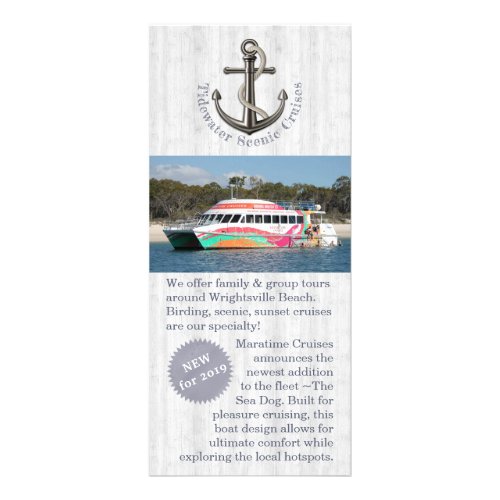 Nautical Anchor wRope Rack Card