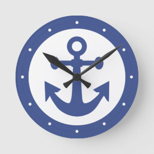 Nautical Anchor wall clocks