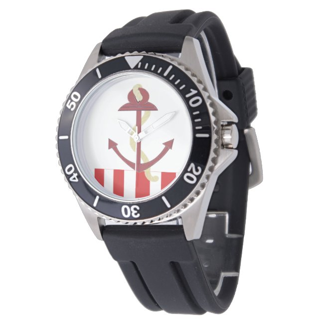 Nautical Anchor Watch (Angled)