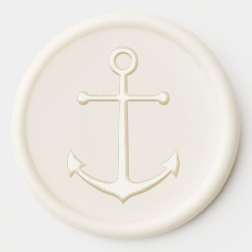 Nautical Anchor Wax Seal Sticker